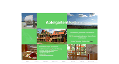 Desktop Screenshot of apfelgarten-usedom.de